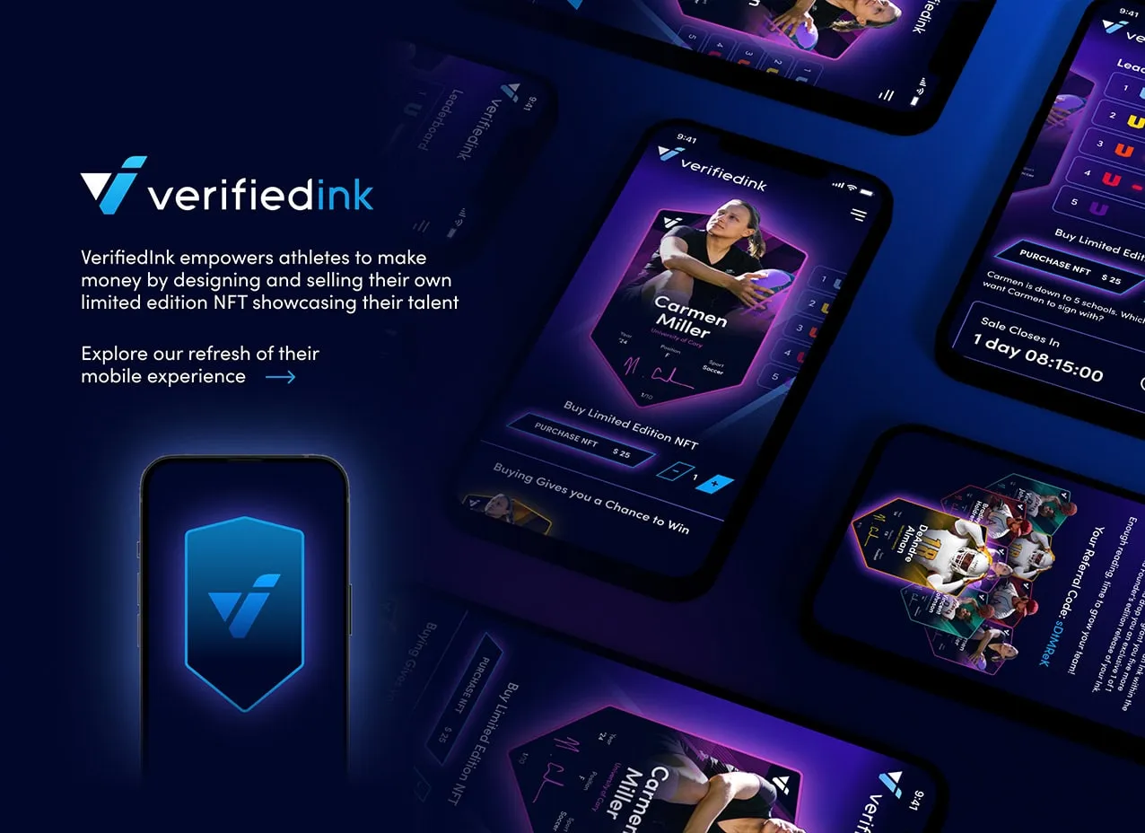 Mobile App Design & Coding for VerifiedInk